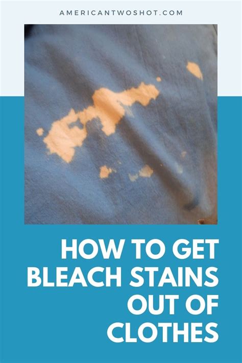 How to get rid of bleach stains. Things To Know About How to get rid of bleach stains. 